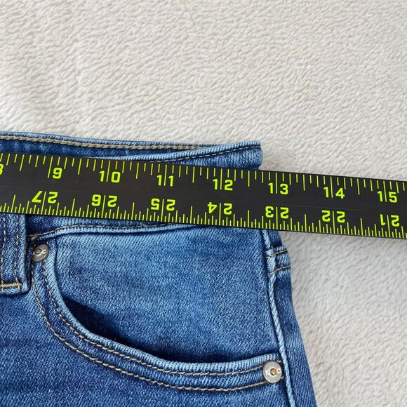 KanCan Womens Skinny Mid-Rise Jeans Size 25 Frayed Hem 211014 - Picture 4 of 16
